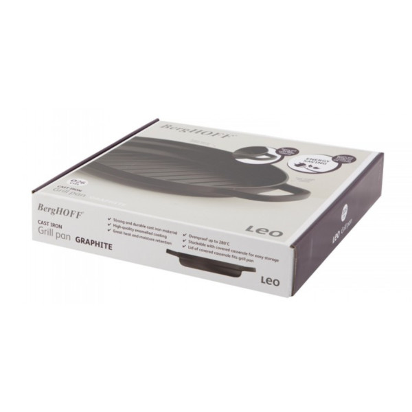 Фото - Сковорода гриль Berghoff 3950467 LEO GRAPHITE 26 см