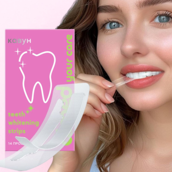 Фото - Отбеливающие полоски для зубов AIMED Teeth Whitening Strips 28 шт на 14 процедур вкус арбуз (AI-TWS28_wtm)