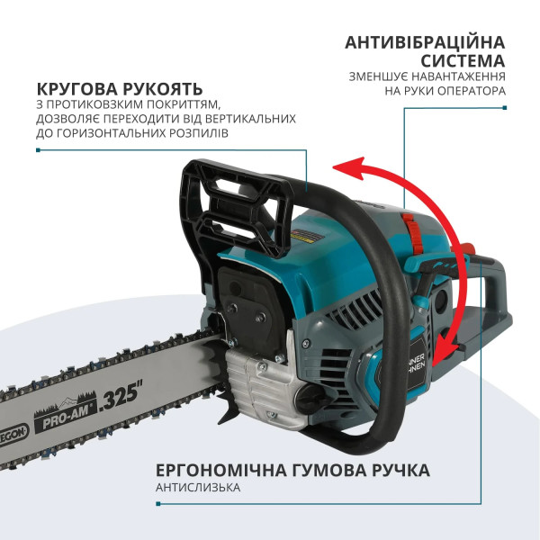 Фото - Ланцюгова пила Konner&Sohnen KS CS21G-16-1