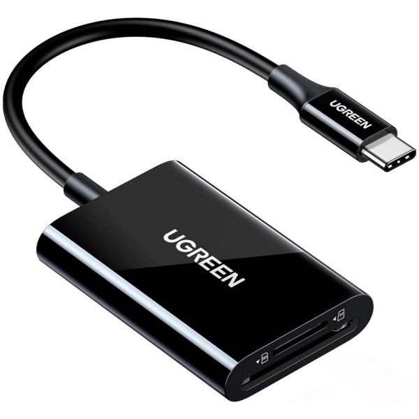 Фото - Кардрідер UGREEN CM265 USB-C 3.1 Card Reader for TF/SD Black (35622) Фото - Кардрідер UGREEN CM265 USB-C 3.1 Card Reader for TF/SD Black (35622)