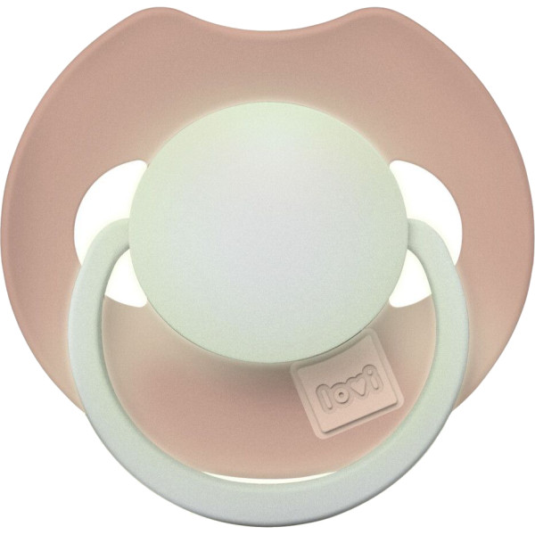 Фото - Ортодонтична пустушка Lovi Prime 6-18 міс. 2 шт. Ivory Glow/Blush Glow (34/437)