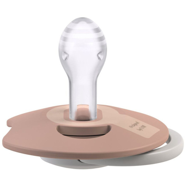 Фото - Ортодонтична пустушка Lovi Prime 6-18 міс. 2 шт. Ivory Glow/Blush Glow (34/437)