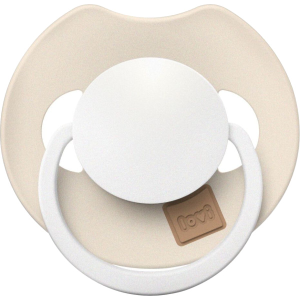 Фото - Ортодонтична пустушка Lovi Prime 6-18 міс. 2 шт. Ivory Glow/Blush Glow (34/437)