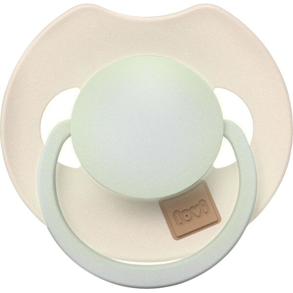 Фото - Ортодонтична пустушка Lovi Prime 18+ міс. 2 шт. Ivory Glow/Blush Glow (34/438)