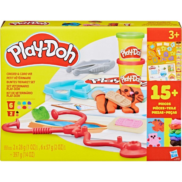 Фото - Наборы для лепки Hasbro Play-Doh CREATE AND CARE VET (G0345_G0346)