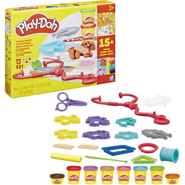 Фото - Наборы для лепки Hasbro Play-Doh CREATE AND CARE VET (G0345_G0346)