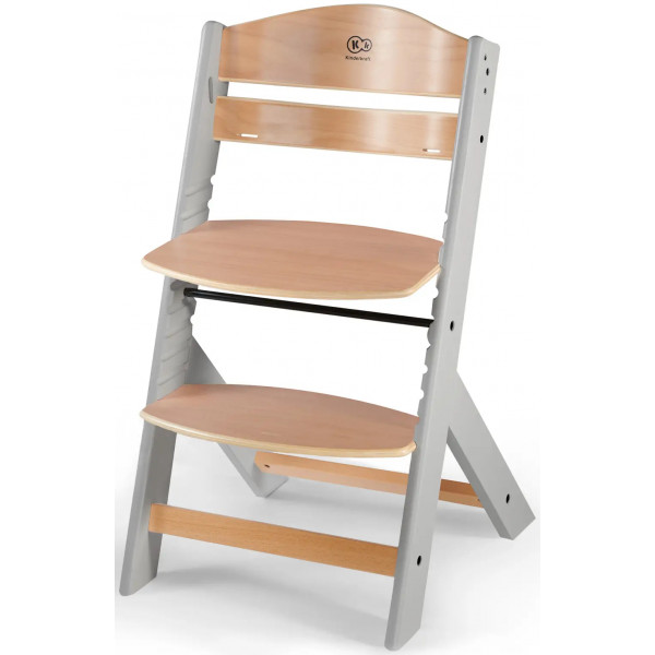 Фото - Стульчик для кормления классический Kinderkraft Enock Gray Wood (KHENOC0PGRY0000)