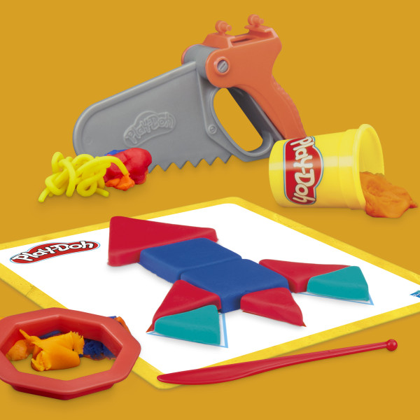 Фото - Набори для ліплення Hasbro Play-Doh BUILD AND SHAPE SET (G0345_G0347)