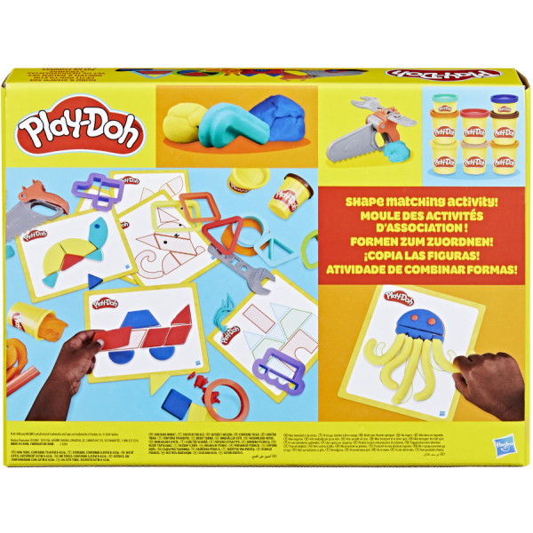 Фото - Набори для ліплення Hasbro Play-Doh BUILD AND SHAPE SET (G0345_G0347)