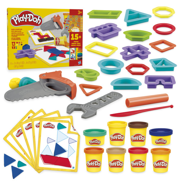 Фото - Набори для ліплення Hasbro Play-Doh BUILD AND SHAPE SET (G0345_G0347)