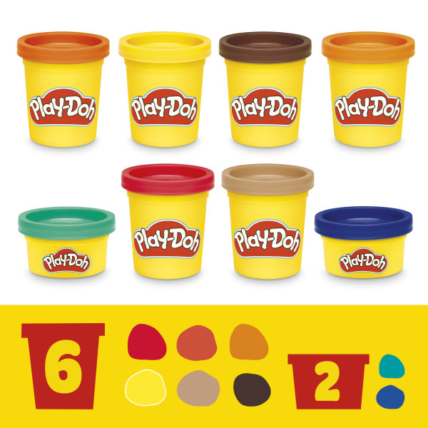 Фото - Набори для ліплення Hasbro Play-Doh BUILD AND SHAPE SET (G0345_G0347)