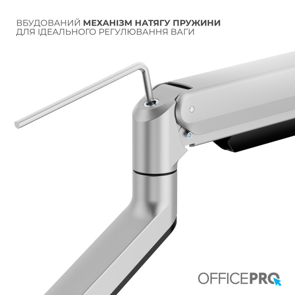Фото - Крепление настольное OfficePro MA601G 17-40" 2-12 кг Gray