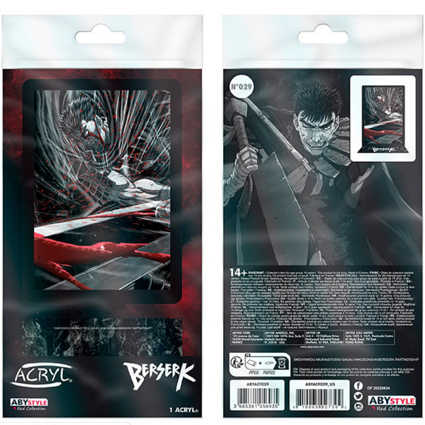 Фото - Колекційна фігурка ABYstyle BERSERK Guts 9.5 см (ABYACF029)