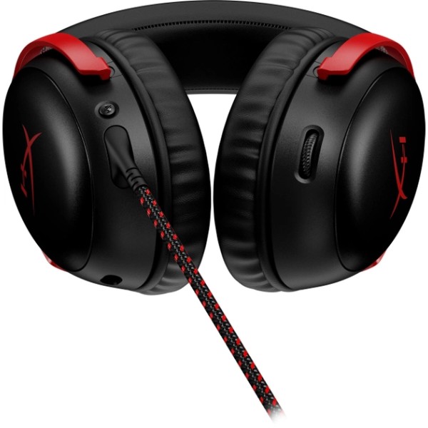 Фото - Гарнитура проводная игровая HyperX Cloud III Black-Red (727A9AA)