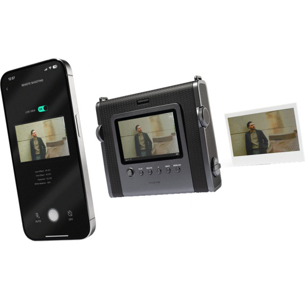 Фото - Фотокамера миттєвого друку Fujifilm Instax Wide EVO BLACK (16840933)