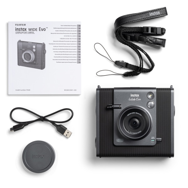 Фото - Фотокамера миттєвого друку Fujifilm Instax Wide EVO BLACK (16840933)