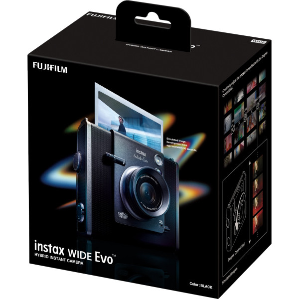 Фото - Фотокамера миттєвого друку Fujifilm Instax Wide EVO BLACK (16840933)