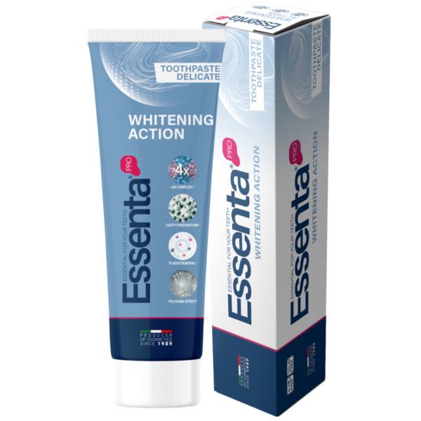 Фото - Зубная паста Essenta Pro Whitening Action 75 мл (8031447500060) Фото - Зубная паста Essenta Pro Whitening Action 75 мл (8031447500060)