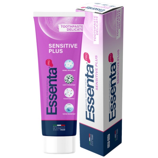 Фото - Зубна паста Essenta Pro Sensitive Plus 75 мл (8031447500084)