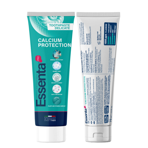 Фото - Зубна паста Essenta Pro Calcium protection 75 мл (8031447500053)