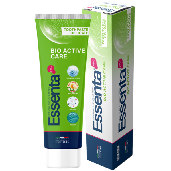 Фото - Зубна паста Essenta Pro Bio Active Care 75 мл (8031447500091) Фото - Зубна паста Essenta Pro Bio Active Care 75 мл (8031447500091)