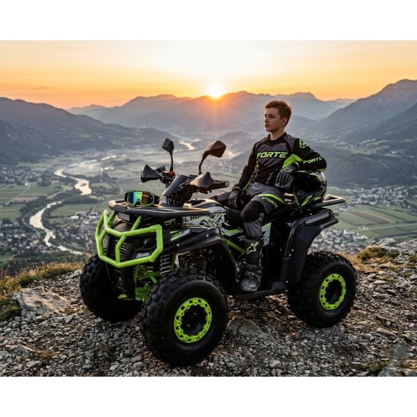 Фото - Квадроцикл Forte FFP1500 Black-Green (fluoerence)