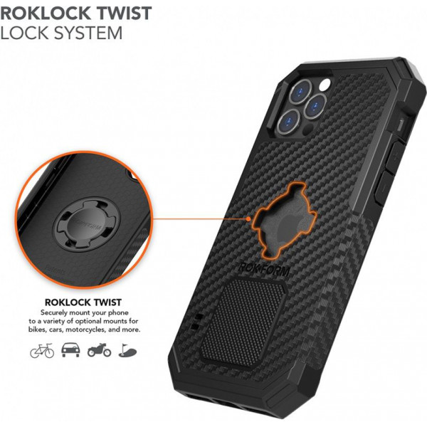 Фото - Чехол для смартфона Rokform Rugged Case for Apple iPhone 12/12 Pro Black (307301P)