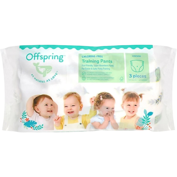 Фото - Одноразові підгузки-трусики Offspring розмір M, 6-11 кг, 3 шт, семпли (DP-OI-FPT-M3P)