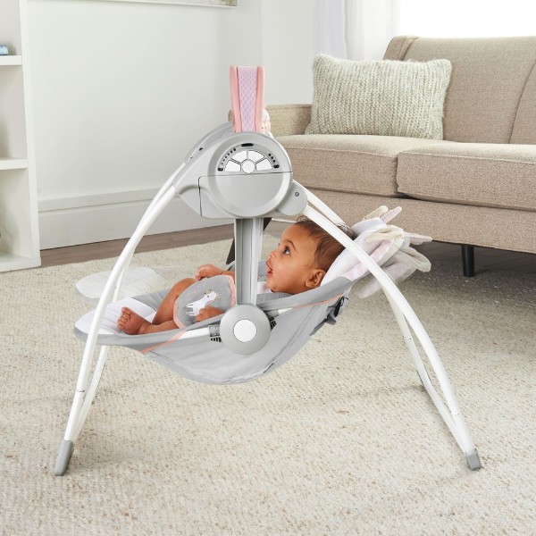 Фото - Кресло-качалка Ingenuity Comfort2Go Portable Swing - Flora the Unicorn (12202)
