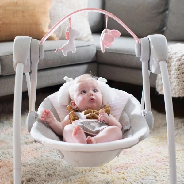 Фото - Кресло-качалка Ingenuity Comfort2Go Portable Swing - Flora the Unicorn (12202)