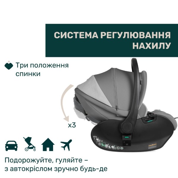 Фото - Автокрісло Chicco First-Seat Recline i-Size, гр. 0+, кол.40 (87100.40)