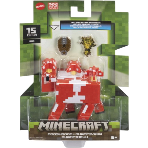 Фото - Колекційна фігурка набір Minecraft персонажа з аксесуаром Minecraft  (в ас.) (GTP08)