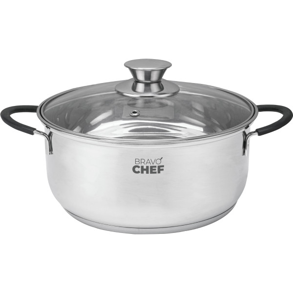Фото - Каструля BRAVO CHEF Safran 3.8 л з кришкою (BC-2014-22) Фото - Каструля BRAVO CHEF Safran 3.8 л з кришкою (BC-2014-22)