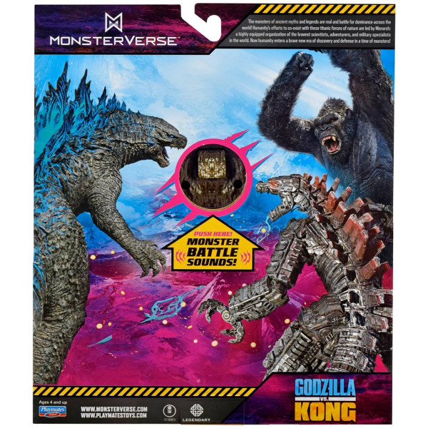 Фото - Фігурка міфічної істоти Godzilla vs. Kong КОНГ ГОТОВ ДО БОЮ (18 см, звук) (35757N)