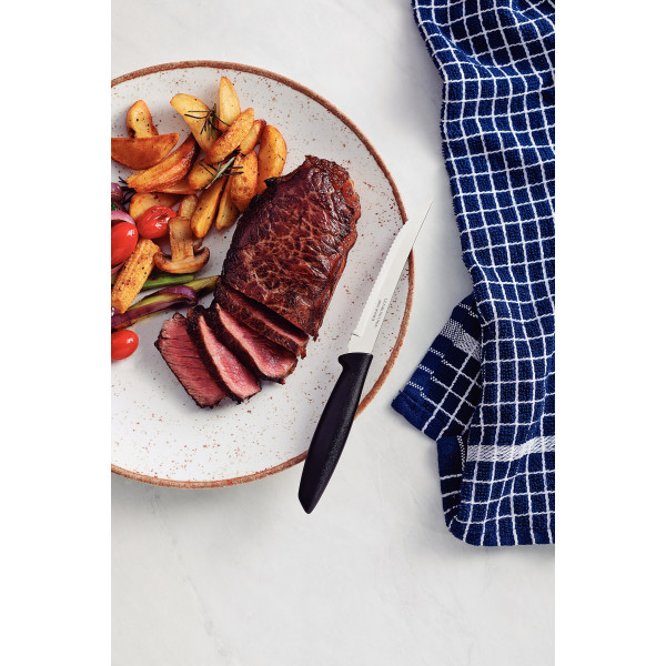 Фото - Набір ножів Tramontina PLENUS black 11.6 см 12 шт. (23410/005)