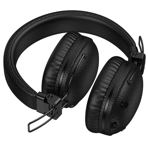 Фото - Наушники полноразмерные беспроводные BOROFONE BO34 Suenos BT headset Black (6941991126253)