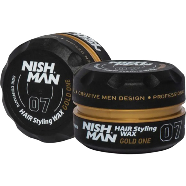 Фото - Гель і віск для укладки волосся Nishman Hair Wax 07 Gold One 150 мл (8682035088509)