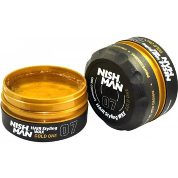 Фото - Гель і віск для укладки волосся Nishman Hair Wax 07 Gold One 150 мл (8682035088509)