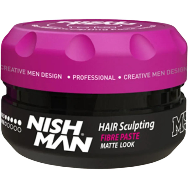 Фото - Гель і віск для укладки волосся Nishman Fibre Paste Matte Look M5 100 мл (8682035081098)