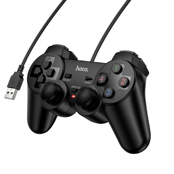 Фото - Геймпад HOCO GA3 Fast link wired game controller Black (6942007666619)