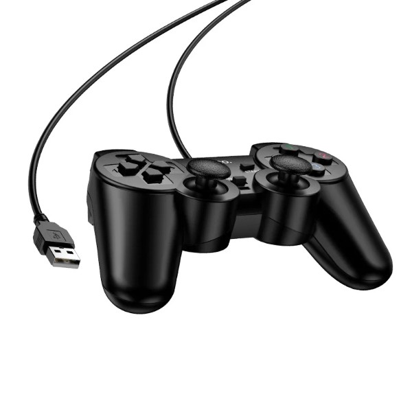 Фото - Геймпад HOCO GA3 Fast link wired game controller Black (6942007666619)