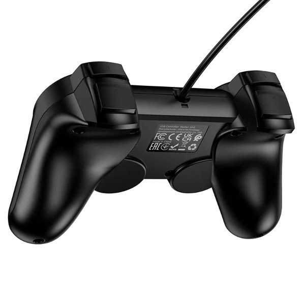 Фото - Геймпад HOCO GA3 Fast link wired game controller Black (6942007666619)