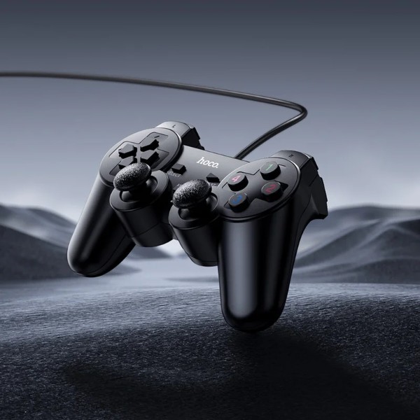 Фото - Геймпад HOCO GA3 Fast link wired game controller Black (6942007666619)
