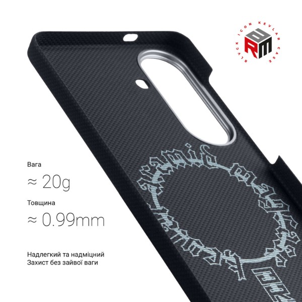 Фото - Чохол для смартфону Armorstandart BlackIcon Aramid Plain MagCase for Samsung S26 Plus Black (ARM90165)