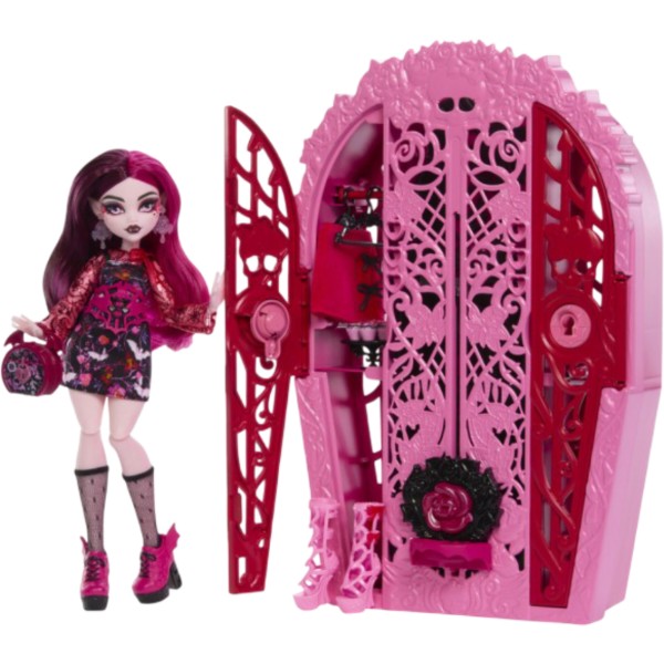 Фото - Лялька-сюрприз набір Monster High Жахо-секрети Дракулори серії Цвіт та темрява (HYT72)