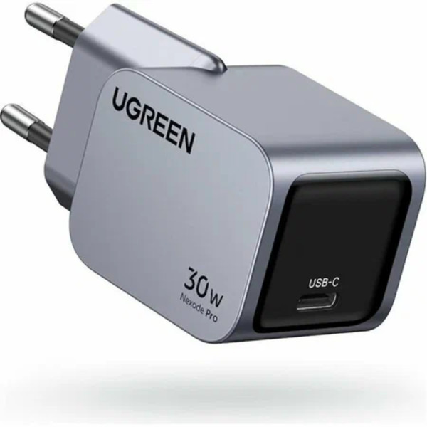 Фото - Мережевий зарядний пристрій UGREEN X703 Nexode Pro 30W USB-C GaN Fast Charger Gray (35006)