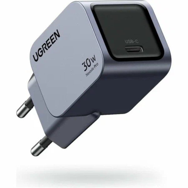 Фото - Мережевий зарядний пристрій UGREEN X703 Nexode Pro 30W USB-C GaN Fast Charger Gray (35006)