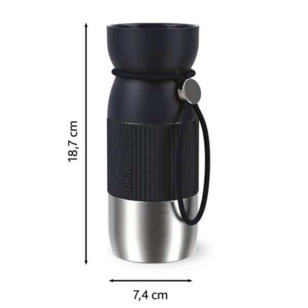 Фото - Термокружка Tefal N2191310 BeYou Cup Shape 0,36 л чёрная