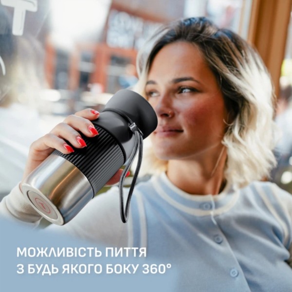 Фото - Термокружка Tefal N2191310 BeYou Cup Shape 0,36 л чёрная