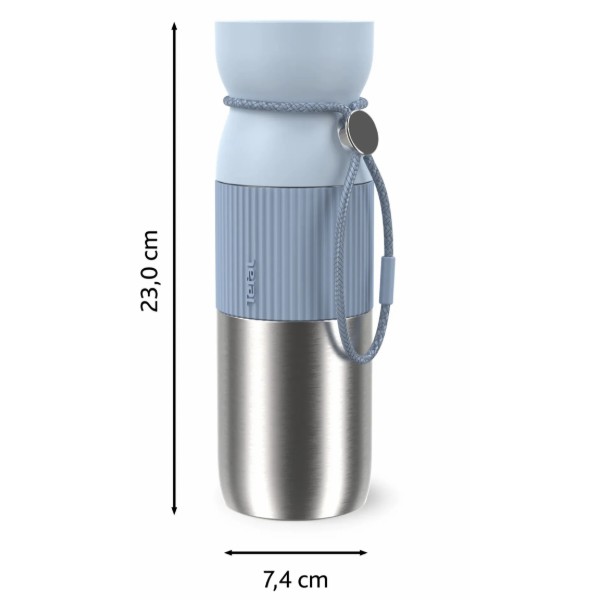 Фото - Термокружка Tefal N2192210 BeYou Cup Shape 0,5 л голубая